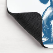 Funny Bysebyll Bigfoot Sasquatch Bysebyll Player m Mousepad (Ecke)