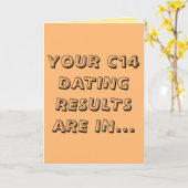 Funny c14 verabredete Geburtstag Karte (Gelbe Blume)