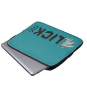 Funny (C)lick Me Ice Breakfast Dark Text Laptopschutzhülle (Vorne Knopf)