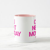Funny "C U Next Monday" Tasse (Zentrum)