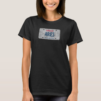Funny Ca Staat Vanity License Plate Aries T-Shirt