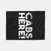 Funny Cabs Here - Funny Guido New Jersey Gtl Shore Fleecedecke (Vorderseite (Horizontal))