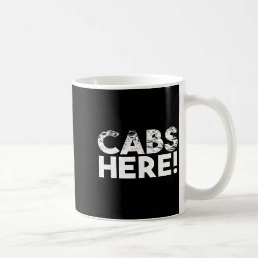 Funny Cabs Here - Funny Guido New Jersey Gtl Shore Kaffeetasse (Rechts)