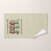 Funny Cacti Everybody's Crazy 'Bout Sharp ... Badhandtuch Set (Handtuch)