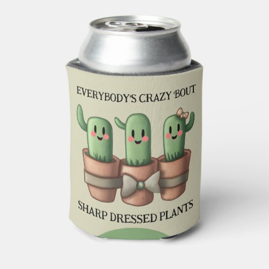 Funny Cacti Everybody's Crazy 'Bout Sharp ... Dosenkühler (Kanne Rückseite)