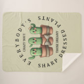 Funny Cacti Everybody's Crazy 'Bout Sharp ... Sherpadecke (Vorderseite (Horizontal))
