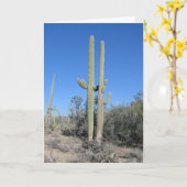 Funny Cactus Anniversary Card Karte (Gelbe Blume)
