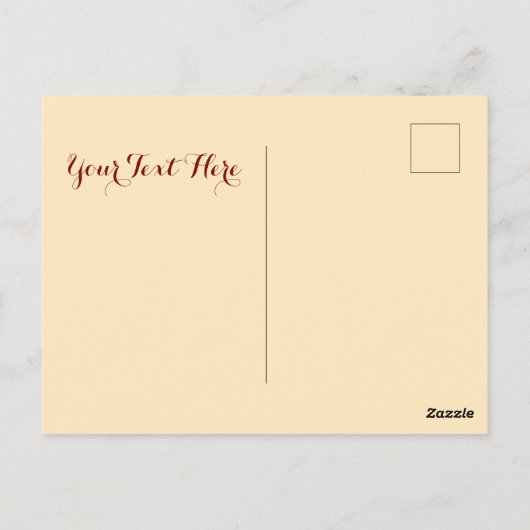 Funny Cactus Bride Postkarte (Rückseite)