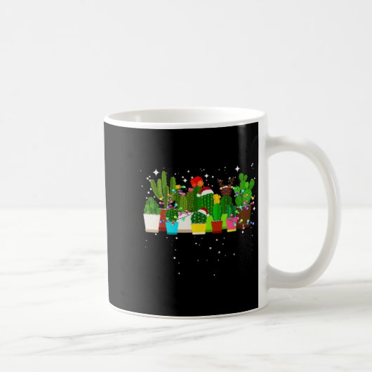 Funny Cactus Christmas Tree  Kaffeetasse (Rechts)
