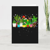 Funny Cactus Christmas Tree  Karte (Vorderseite)