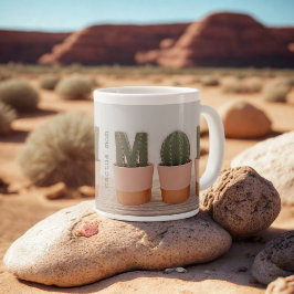 Funny Cactus Mama Succulent Lover Giant Coffee Tas Jumbo-Tasse