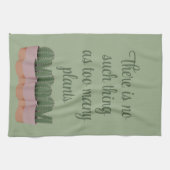 Funny Cactus Mama Wohnungen Grüne Küche Handtuch (Horizontal)