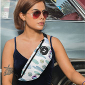 Funny Cactus Monogram Individuelle Name Waist Cros Bauchtasche