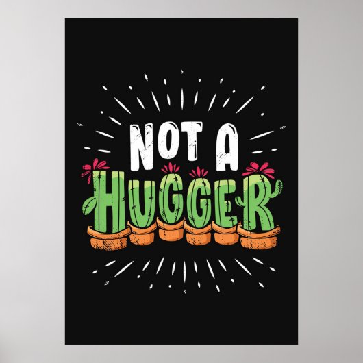 Funny Cactus Poster (Vorne)