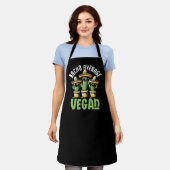 Funny Cactus Sombrero Nacho Durchschnitt Vegan Schürze (Getragen)