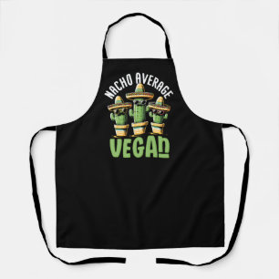 Funny Cactus Sombrero Nacho Durchschnitt Vegan Schürze