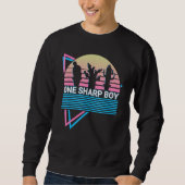 Funny Cactus Succulent Retro One Sharp Boy Sweatshirt (Vorderseite)