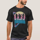 Funny Cactus Succulent Retro One Sharp Boy T-Shirt (Vorderseite)