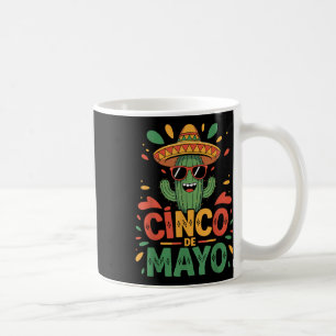 Funny Cactus und Sombrero Cinco de Mayo Cactus Som Kaffeetasse