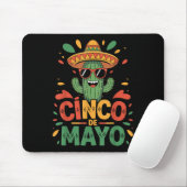 Funny Cactus und Sombrero Cinco de Mayo Cactus Som Mousepad (Mit Mouse)