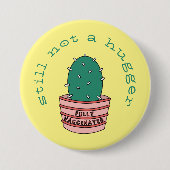 Funny Cactus: Vollständig geimpft, aber noch kein Button (Vorderseite)