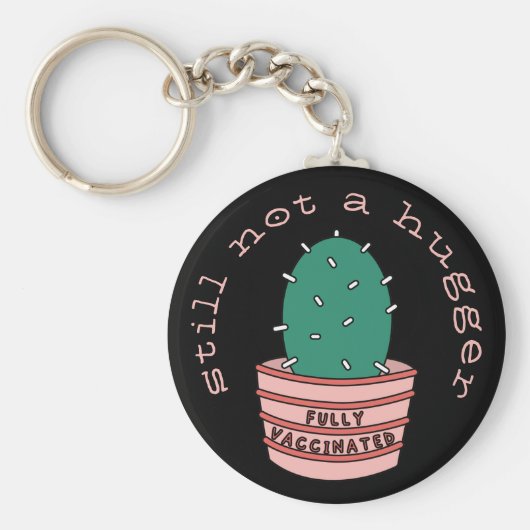 Funny Cactus: Vollständig geimpft, aber noch kein Schlüsselanhänger (Vorne)
