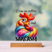 Funny Cafe Sarkasmus Wortkunsthammer Acrylschild (Neutral)