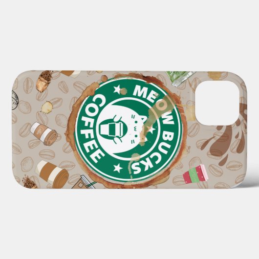 Funny Caffee Zitat Telefon Fall Case-Mate iPhone Hülle (Rückseite (Horizontal))