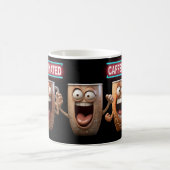 Funny Caffeinated Cartoon Alberner Spaß Kaffeetasse (Mittel)
