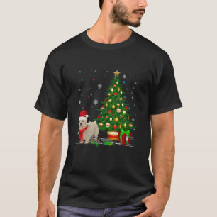 Funny Cairn Terrier Dogs Lover Weihnachtsmannmütze T-Shirt