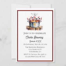 Funny Cajun Graduation Party Einladung