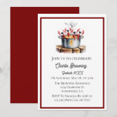 Funny Cajun Graduation Party Einladung (Vorne/Hinten)