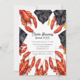 Funny Cajun Graduation Party Invitation Einladung