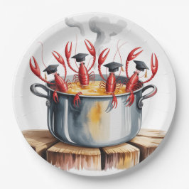 Funny Cajun Graduation Party Pappteller