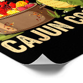 Funny Cajun Louisiana Boil Alligator Crawfish Mard Poster (Ecke)