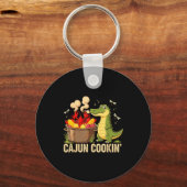 Funny Cajun Louisiana Boil Alligator Crawfish Mard Schlüsselanhänger (Vorderseite)