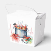 Funny Cajun Nurse Graduation Party Geschenkschachtel (Rückseite)