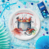 Funny Cajun Nurse Graduation Party Pappteller (Party)