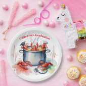 Funny Cajun Nurse Graduation Party Pappteller (Party)