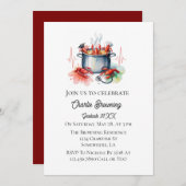 Funny Cajun Nurses Graduation Party Einladung (Vorne/Hinten)