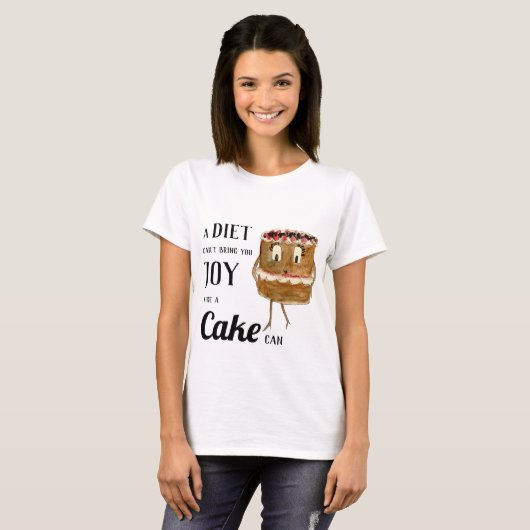 Funny Cake Baking Joke T-Shirt (Vorne ganz)