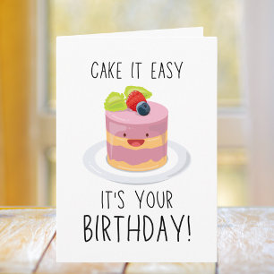 Funny Cake Birthday Karte