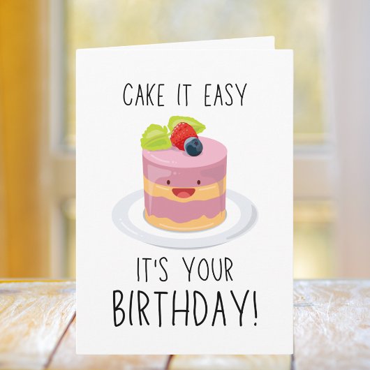 Funny Cake Birthday Karte