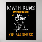 Funny Calculus mathematische Puns sind die erste S Poster (Vorne)
