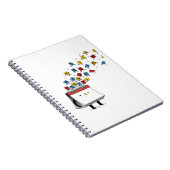 Funny Calendar Cartoon Notebook - Escaping Journal Notizblock (Rechte Seite)
