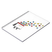 Funny Calendar Cartoon Notebook - Escaping Journal Notizblock (Linke Seite)