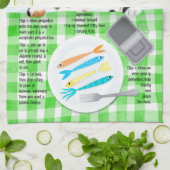 Funny Calico Cat Geschirrtuch (Gefaltet)