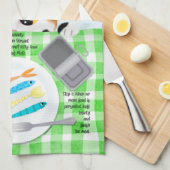 Funny Calico Cat Geschirrtuch (Viertel Falte)