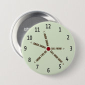 Funny Call Mama Imaging Clock Button (Vorne & Hinten)