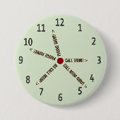 Funny Call Mama Imaging Clock Button (Vorderseite)